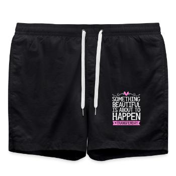 Transfert d’embryons de jour fœtus - Short de bain - noir - Devant - AI Model Male 185 light (185cm)