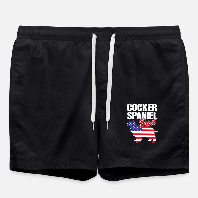 Père Cocker Spaniel - Short de bain - noir