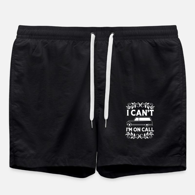 Bestattung - Badeshorts - Schwarz