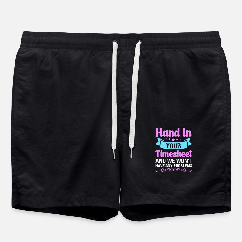 HR Manager - Badeshorts - Schwarz