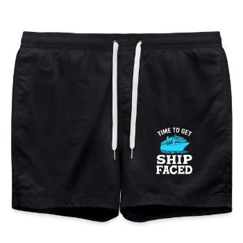 Cruise Cruise Ship - Swim Trunks - black - Front - AI Model Male 185 light (185cm)