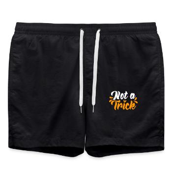 Sexe Révélation Halloween Papa en devenir - Short de bain - noir - Devant - AI Model Male 185 light (185cm)