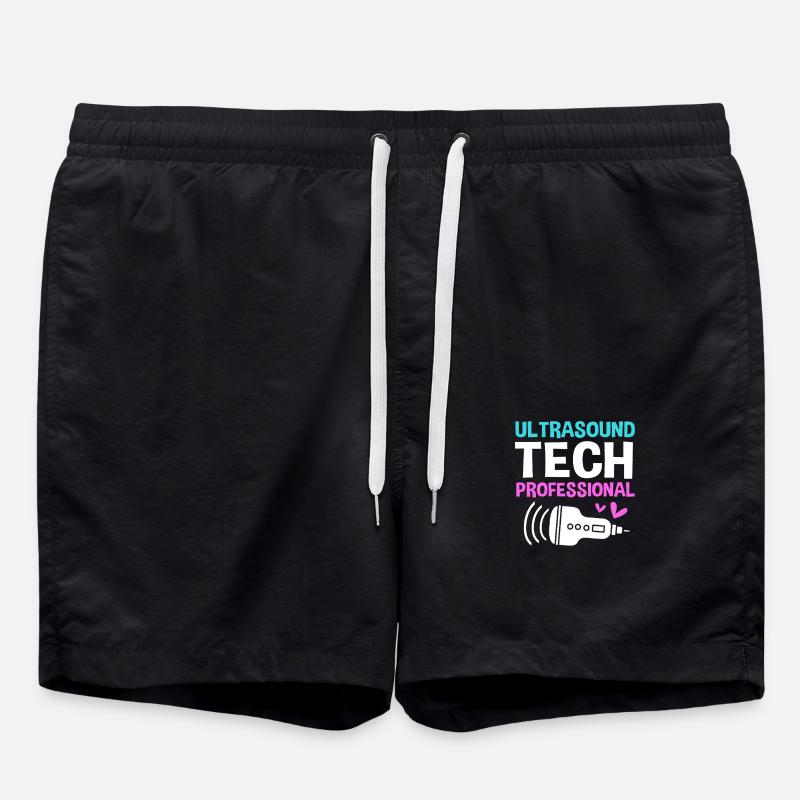Ultrasonic Technician Ultrasonic Technician - Swim Trunks - black
