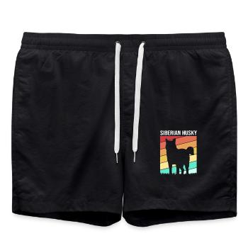 Husky - Swim Trunks - black - Front - AI Model Male 185 light (185cm)