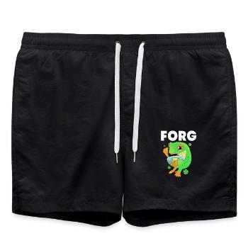 Grenouille arboricole Grenouille - Short de bain - noir - Devant - AI Model Male 185 light (185cm)