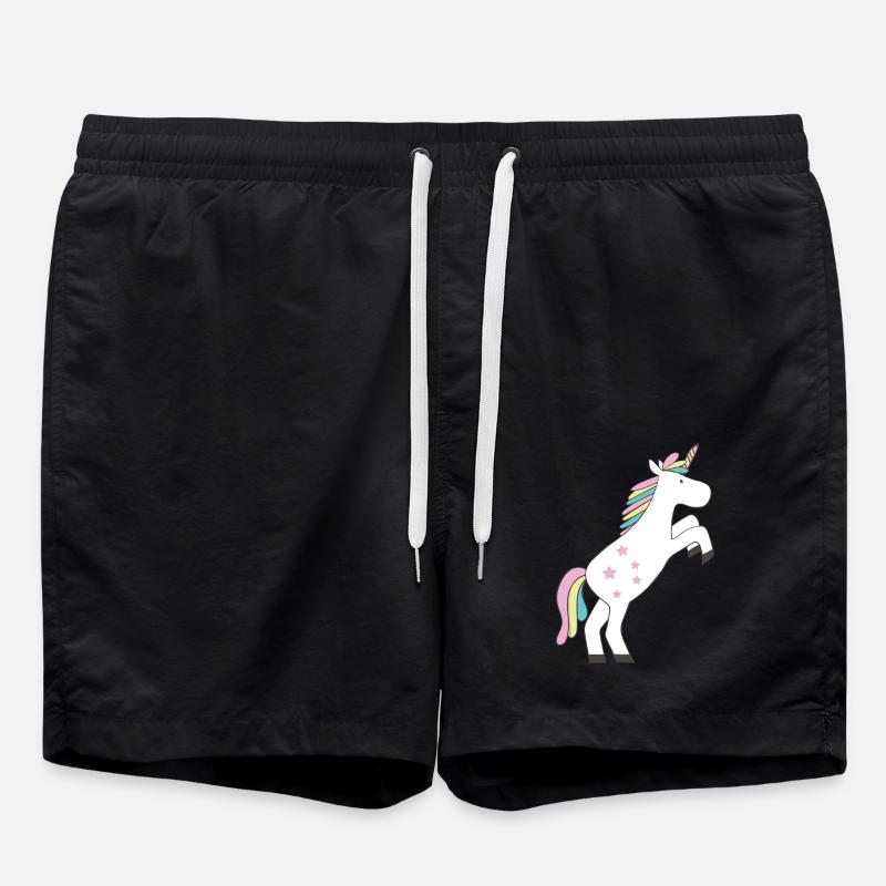 licorne - Short de bain - noir