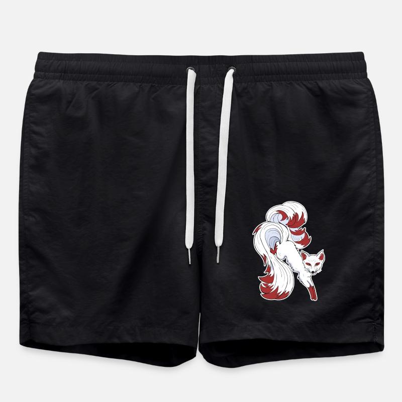 Nine-tailed fox - Swim Trunks - black
