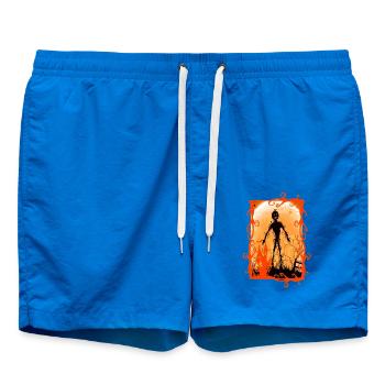 Halloween gruselige Hexe Horror Geist Monster - Badeshorts - Cobalt blue - Vorne