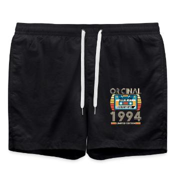 Cadeau D'anniversaire Vintage 1994 Édition Limitée - Short de bain - noir - Devant - AI Model Male 185 light (185cm)