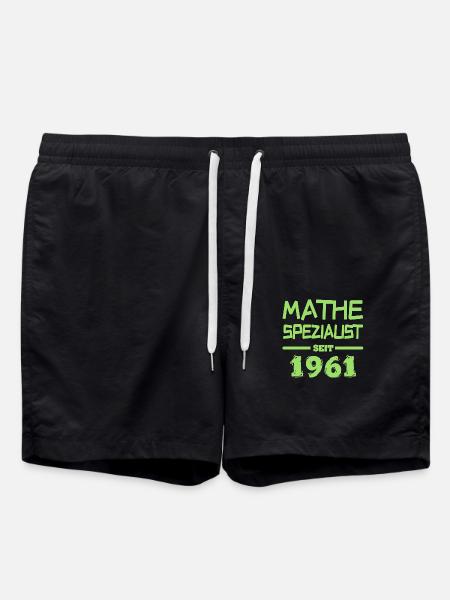 Mathologue 1961 - Short de bain - noir