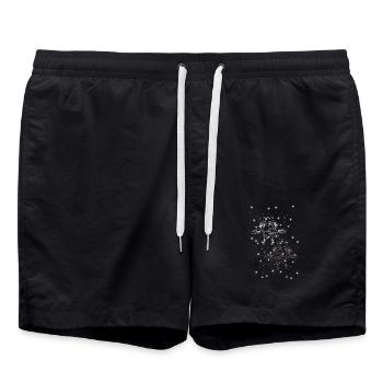 Giraffes Giraffe Zoo Animals Children Child Baby - Swim Trunks - black - Front - AI Model Male 185 light (185cm)