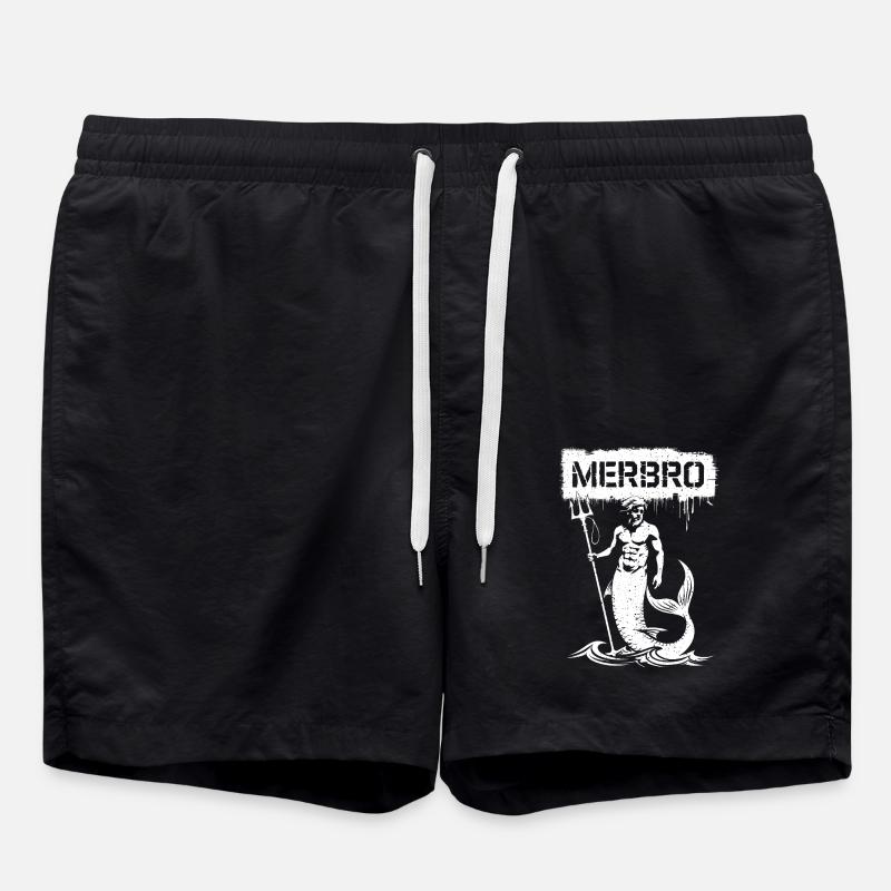 Merbro - Mysterious Hydropower - Swim Trunks - black