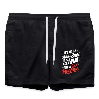 Es ist keine kahle Stelle, die für die Sexmaschine geeignet ist - Badeshorts - Schwarz - Vorne - AI Model Male 185 light (185cm)