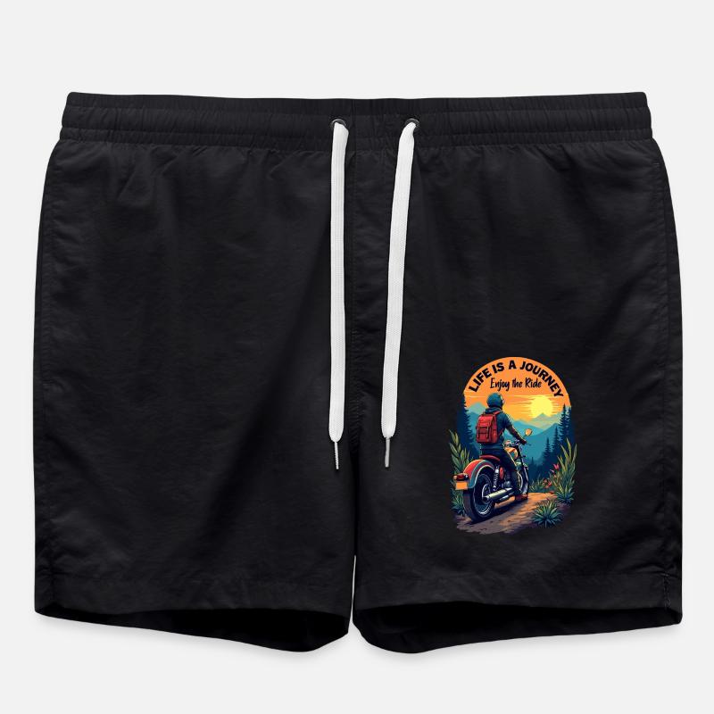Profitez de la balade - Short de bain - noir