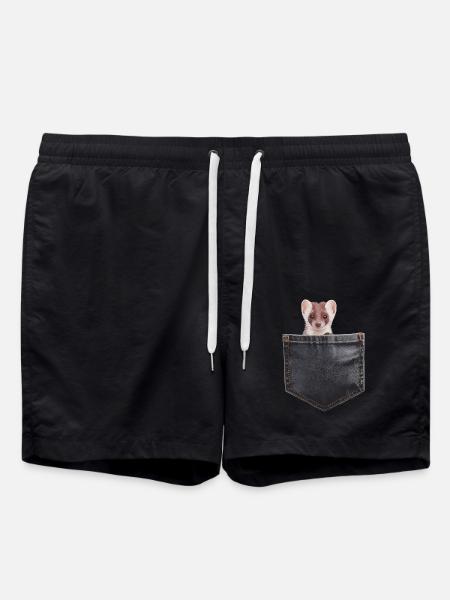 Wiesel - Badeshorts - Schwarz