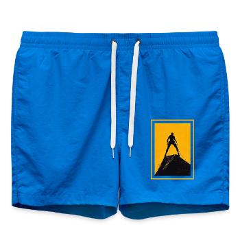 Attention! Climber - Swim Trunks - cobalt blue - Front