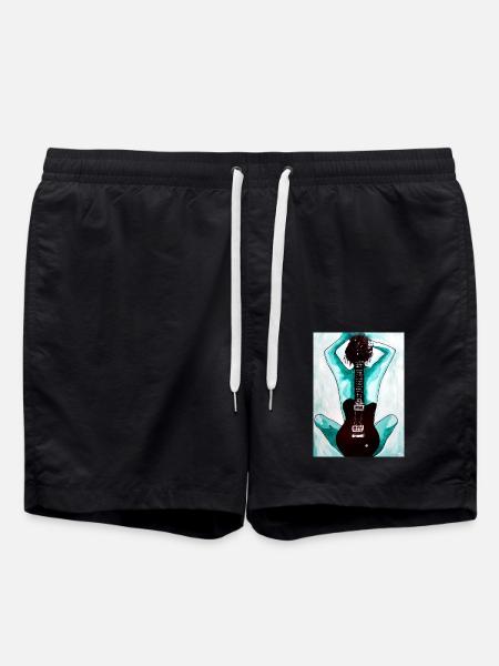 Rock n Roll - Badeshorts - Schwarz