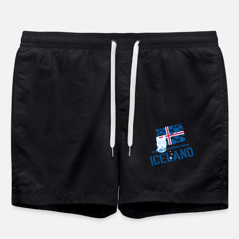 Iceland fox - Swim Trunks - black