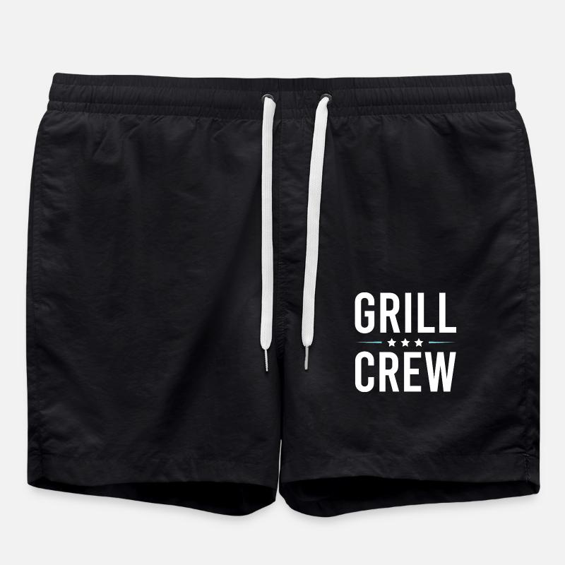 Grill Crew - Swim Trunks - black