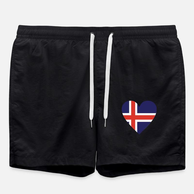 Iceland - Swim Trunks - black