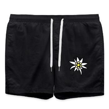 Edelweiss - Short de bain - noir - Devant - AI Model Male 185 light (185cm)
