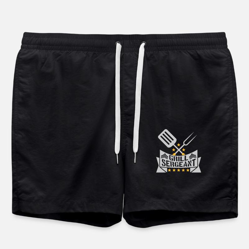 Grill Sergent Barbecue Grillfest - Short de bain - noir
