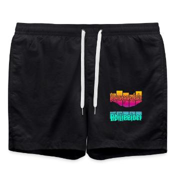 Lac Kayangan Philippines - Short de bain - noir - Devant - AI Model Male 185 light (185cm)