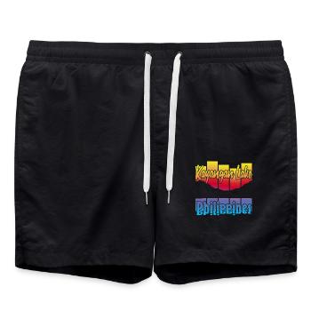 Lac Kayangan Philippines - Short de bain - noir - Devant - AI Model Male 185 light (185cm)
