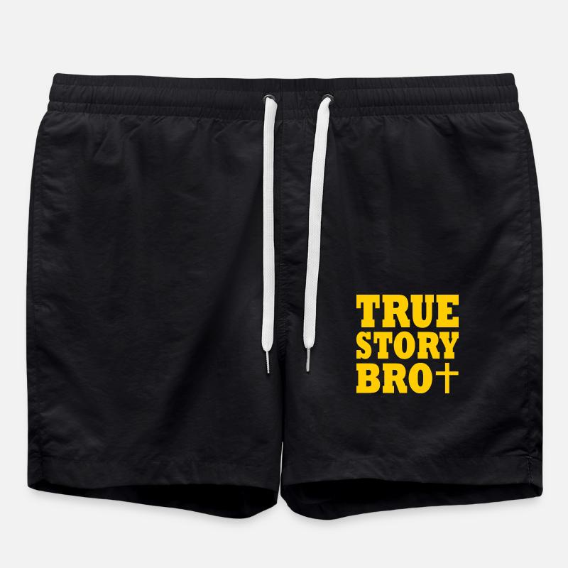 True story bro - Short de bain - noir