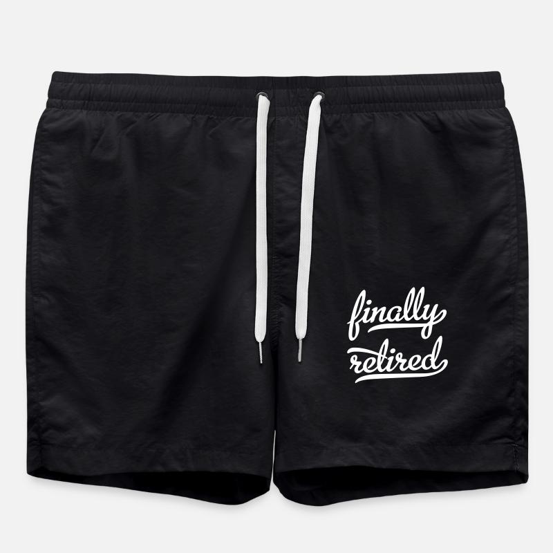 Retirement at last - Swim Trunks - black