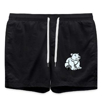 Ours polaire - Short de bain - noir - Devant - AI Model Male 185 light (185cm)