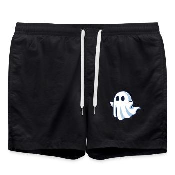 Gespenst - Badeshorts - Schwarz - Vorne - AI Model Male 185 light (185cm)