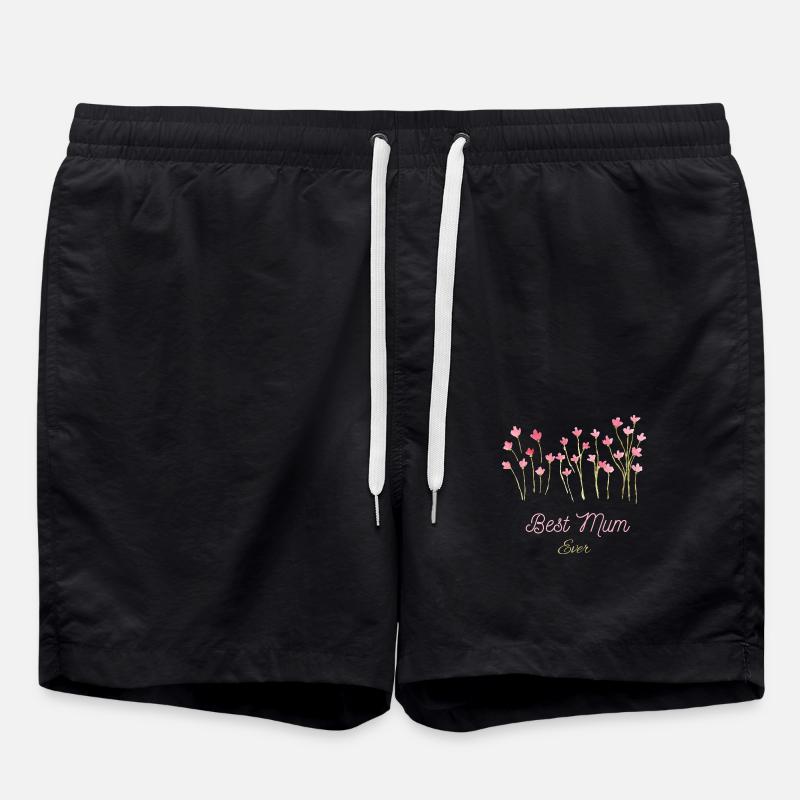 Best Mum Ever - Swim Trunks - black