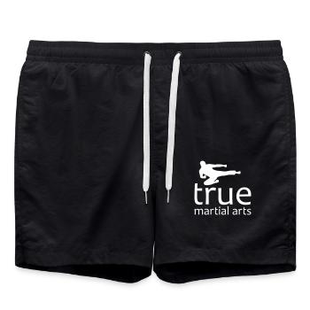 TMA true martial arts - Badeshorts - Schwarz - Vorne - AI Model Male 185 light (185cm)