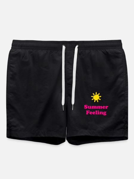 Summer Feeling - Badeshorts - Schwarz