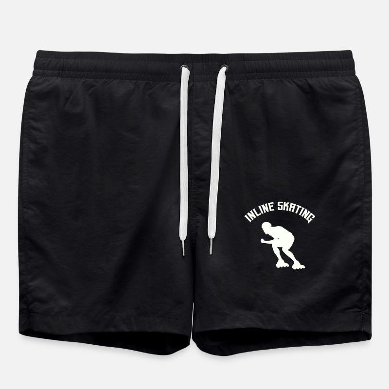 Inline Skating - Swim Trunks - black