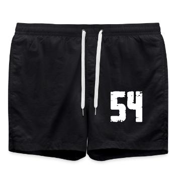 54 Number Vintage - Swim Trunks - black - Front - AI Model Male 185 light (185cm)