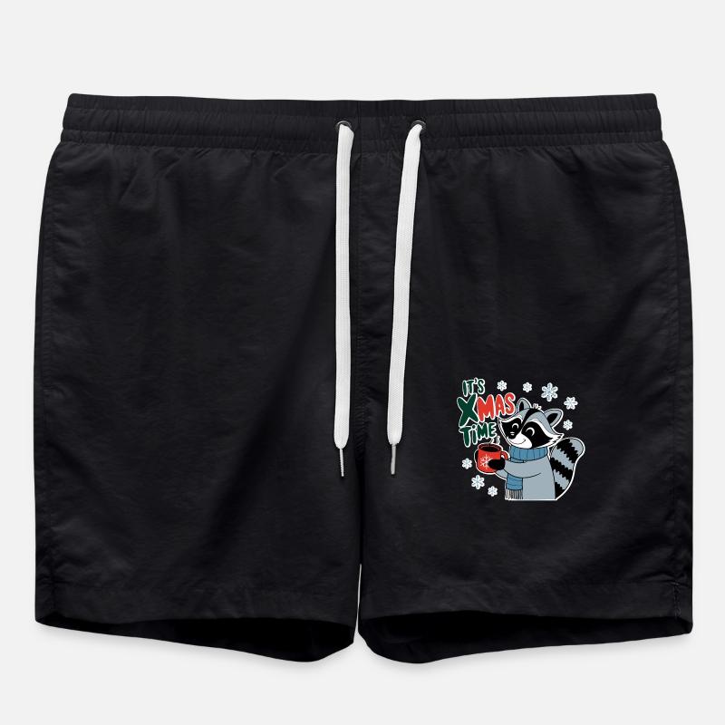 l'instant de noel - hiver mignon - Short de bain - noir