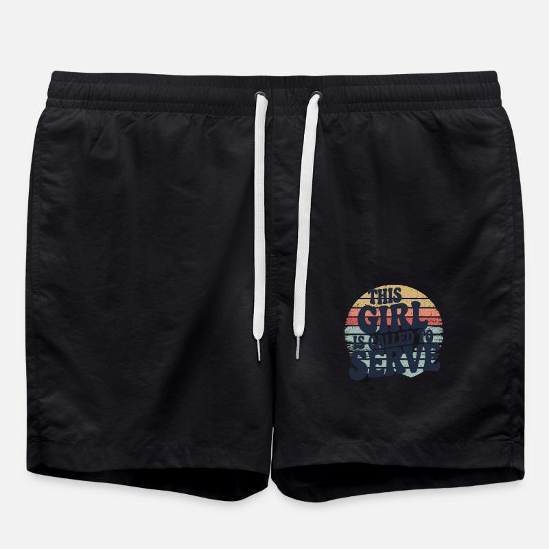 Glaubensreise einer Missionarin - Badeshorts - Schwarz