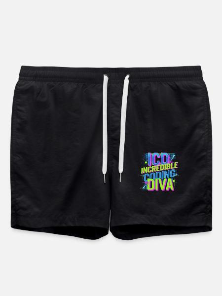 Creative minds in medical code - Swim Trunks - black
