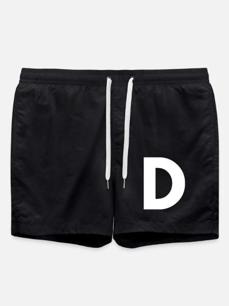 D - Swim Trunks - black