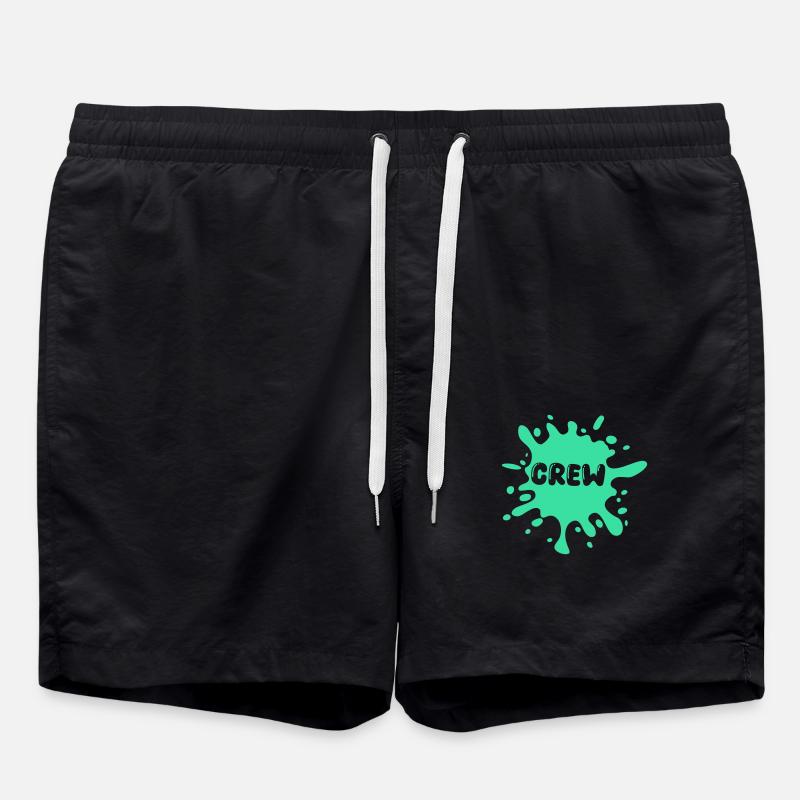 crew klecks - Badeshorts - Schwarz