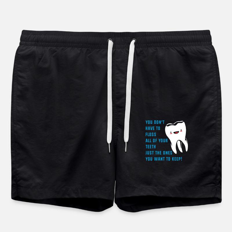 Zahnarzt - Badeshorts - Schwarz