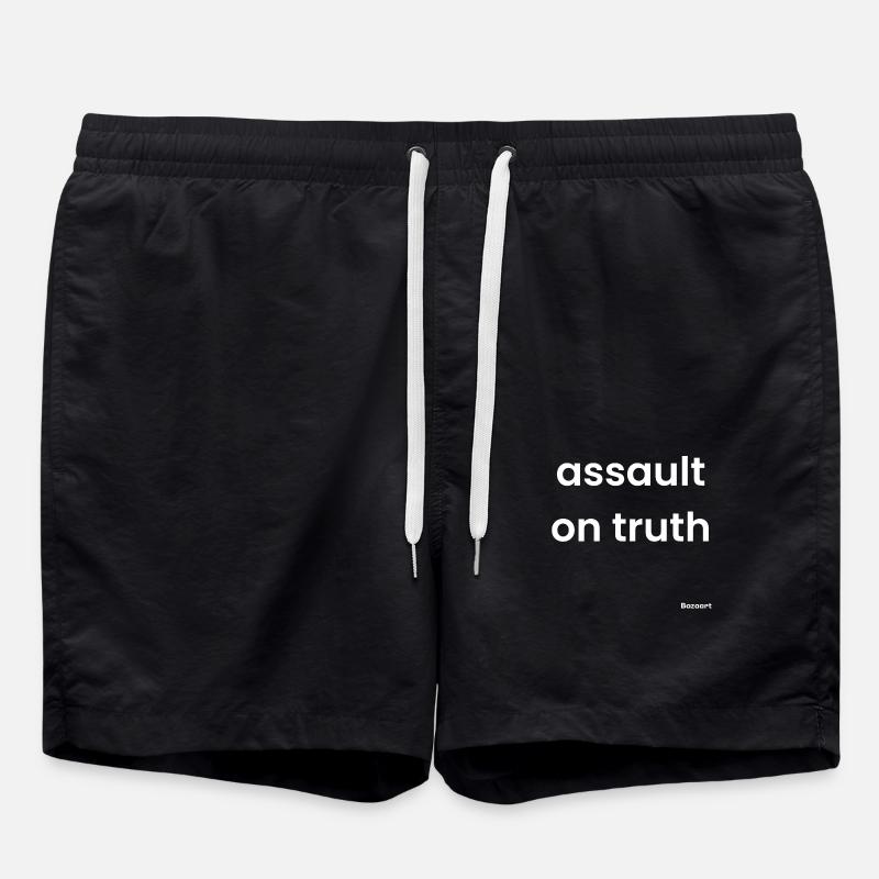 Assault on truth - Swim Trunks - black