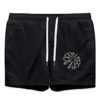 DONUTS - Short de bain - noir - Devant - AI Model Male 185 light (185cm)