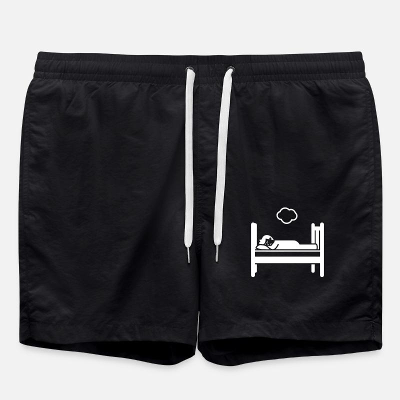 Sleeping Bed - Swim Trunks - black