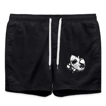 Hai Boxer Kampfsport MMA - Badeshorts - Schwarz - Vorne - AI Model Male 185 light (185cm)