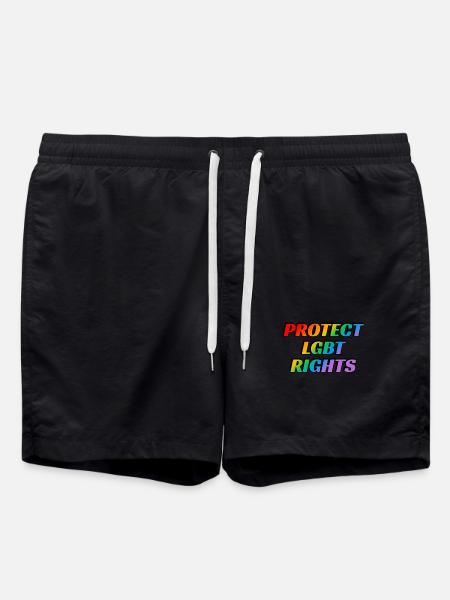 Schutz der LGBT-Rechte - Badeshorts - Schwarz