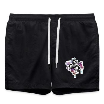 Summer Party and music best speakers gift - Swim Trunks - black - Front - AI Model Male 185 light (185cm)