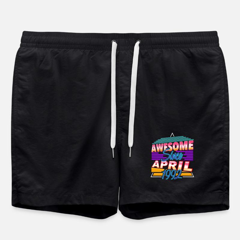 April 1992 - Badeshorts - Schwarz